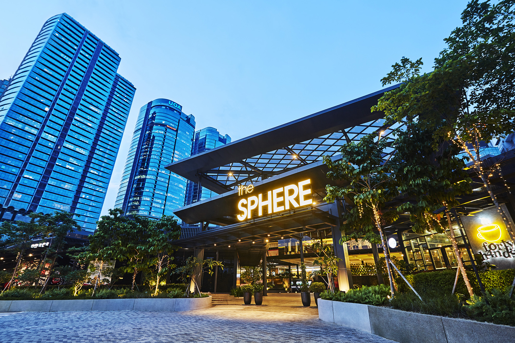 the sphere main entrance